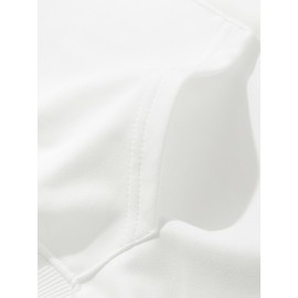 Mens Chinese Plum Bossom Print Kangaroo Pocket Drawstring Hoodies Winter